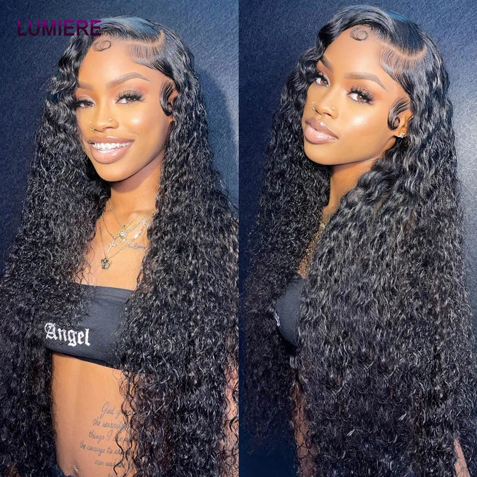 الأفرو غريب المياه العميقة مجعد موجة 4C 4B مشبك شعر في وصلات الشعر شعر الإنسان كامل رئيس مجموعات الأفرو غريب مجعد كليب Ins حزم