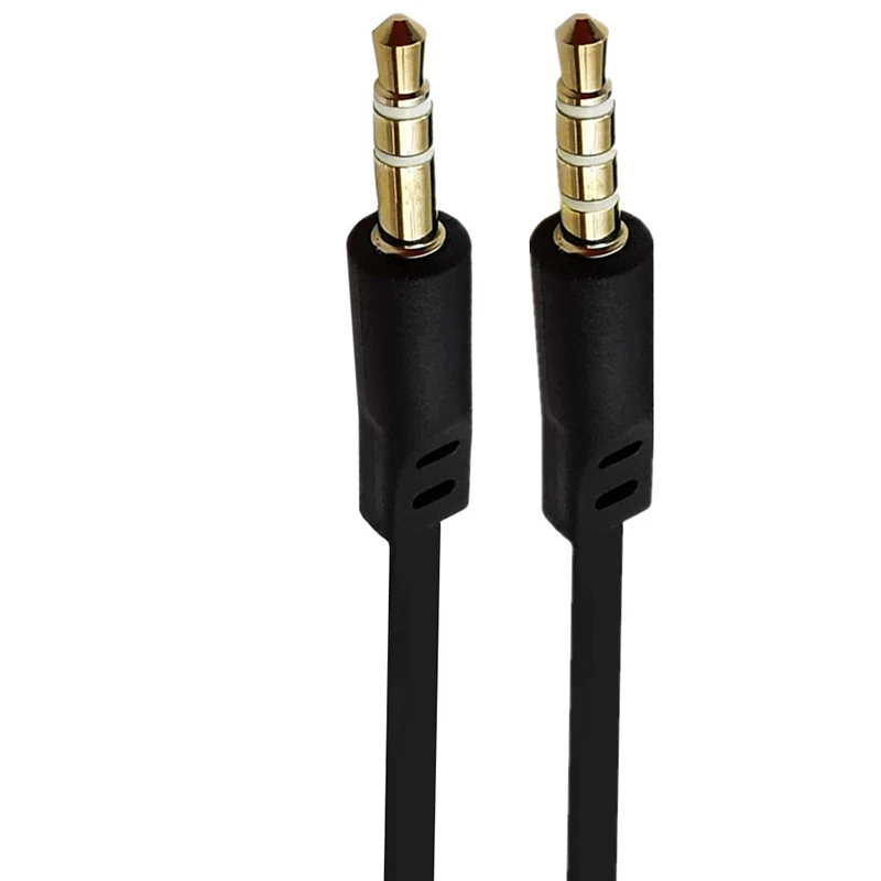 Sudut Kanan Datar Jantan Ke Jantan TRS TRRS 3.5 Kabel Adaptor Garis Lurus 90 Derajat TRRS TRS Kabel Saluran Audio Jantan 3 4 Tiang 3.5Mm