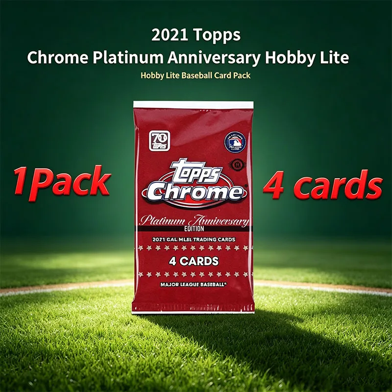 2021 Topps Chrome Platinum Anniversary MLB Baseball Star Card Blind Box Collectible Sports Memorabilia