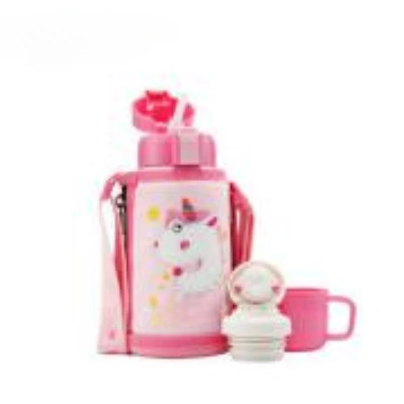 

Cups Bear Retro Relief Series Children's Thermos Cup Boys and Girls Baby School Kettle