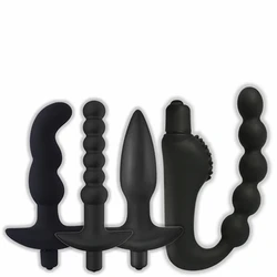 Anal Beads Dildo Butt Plug With Vibration Thrusting Prostate Massager Funny Adult Anal Training Sex Toys For Men Female I123W