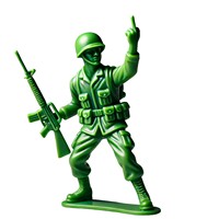 Funny Green Blue Navy Man Middle Finger Classic Military Toy Soldiers Set, Novelty Soldier Statue For Home Desktop Decoration