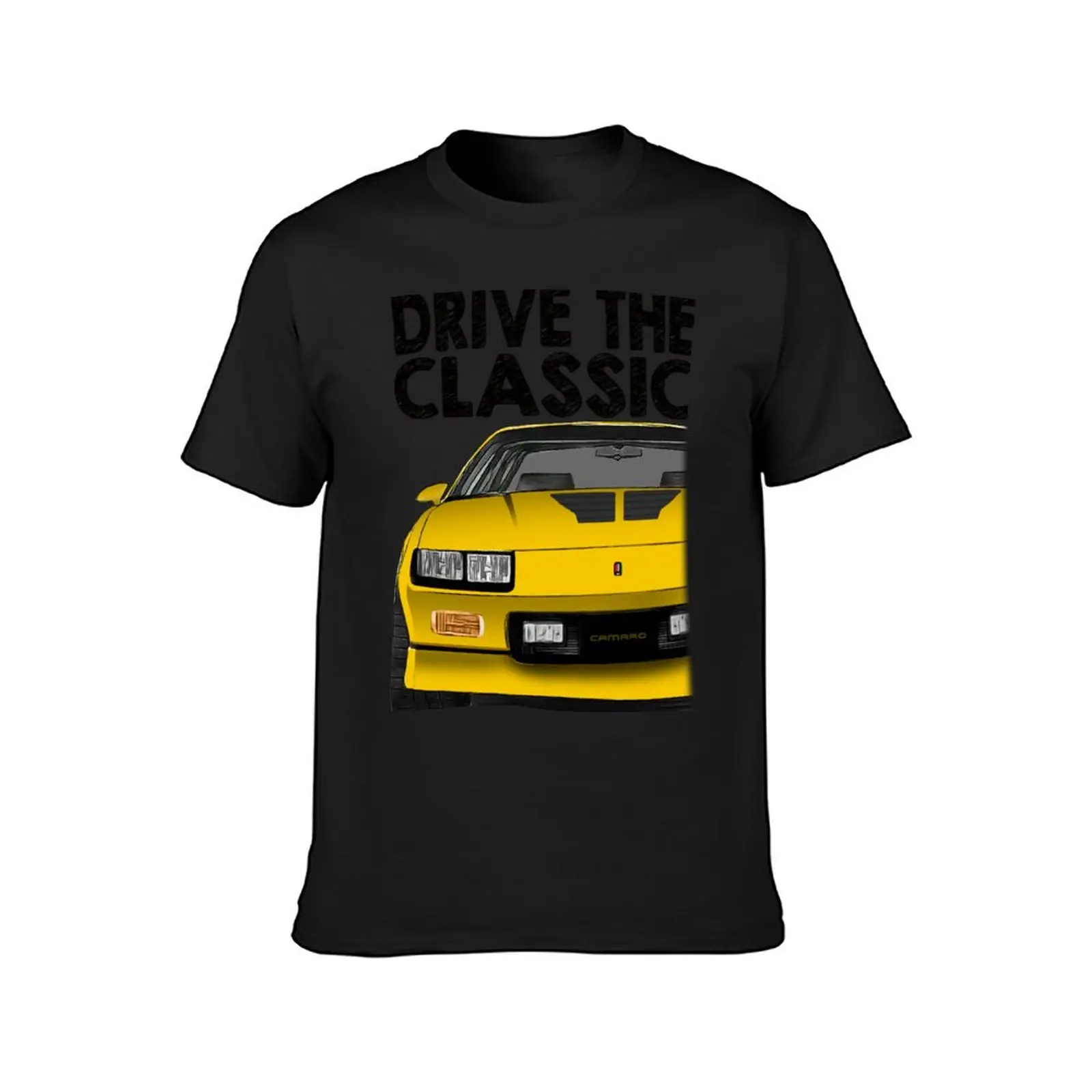 85-90 Camaro Iroc-Z Yellow T-Shirt oversized customs design your own tops quick drying mens tall t shirts