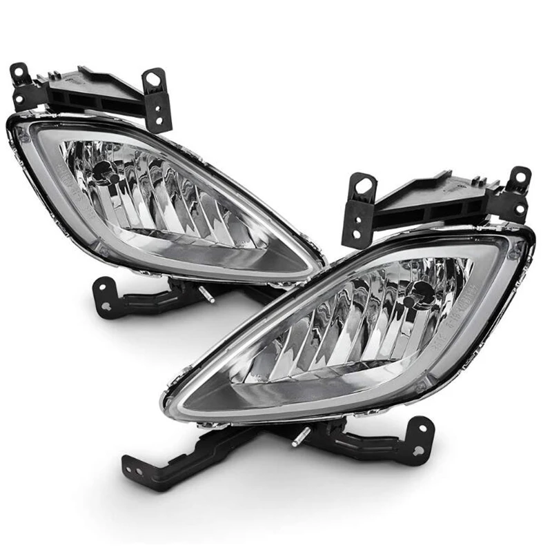 

for 2011 2012 2013 Hyundai Elantra 4Dr Sedan Bumper Fog Lights Lamp with Switch Assembly Driver & Passenger