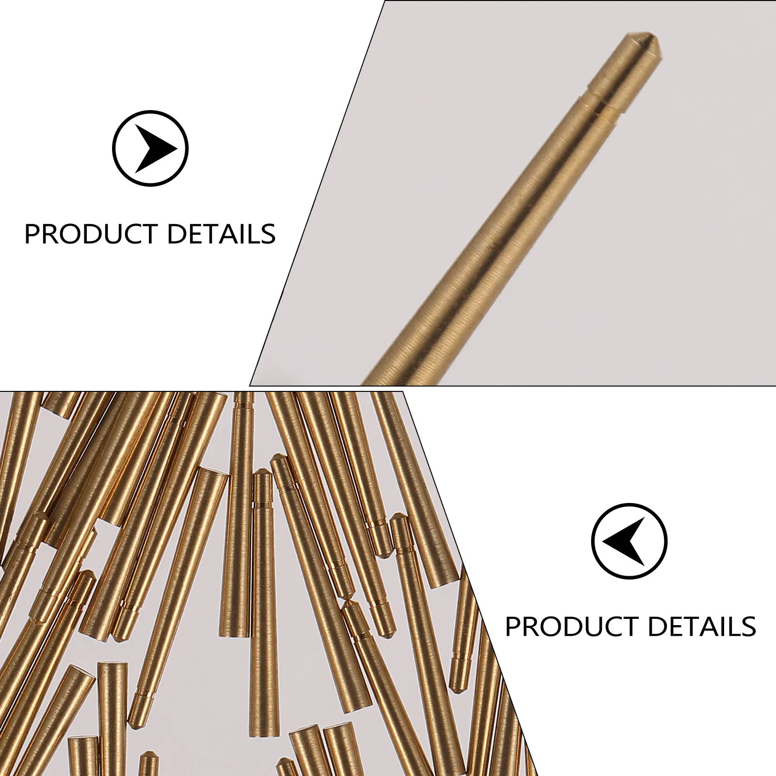 

100Pcs Metal Earring Pins High Quality DIY Craft Material for Ear Studs Jewelry Making Metal Earring Pins Ear DIY Material