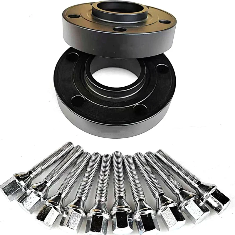 

10mm 0.4 Inch 2pcs 5x120 74.1cb Hub Centric Wheel Spacers with 10 Extended Lug Bolts 12x1.5 For Bmw e39 5-series 525i 528i 530i