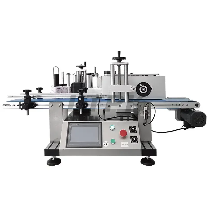 LTPK LT-150 Auto round bottles sticker labeling machine round glass bottle label machine sticker machine label