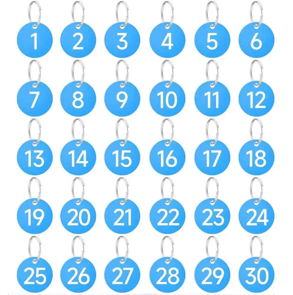 GEKTIMER Aluminium Number Plate Number Label Husbandry Beehive Tag Beekeeping Box Sequential Numbers Animal Livestock Marker