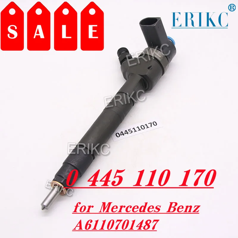 

ERIKC 0445110170 Diesel Engine Part Fuel Injectors 0 445 110 170 Auto Fuel Injection 0445 110 170 for Mercedes Benz A6110701487