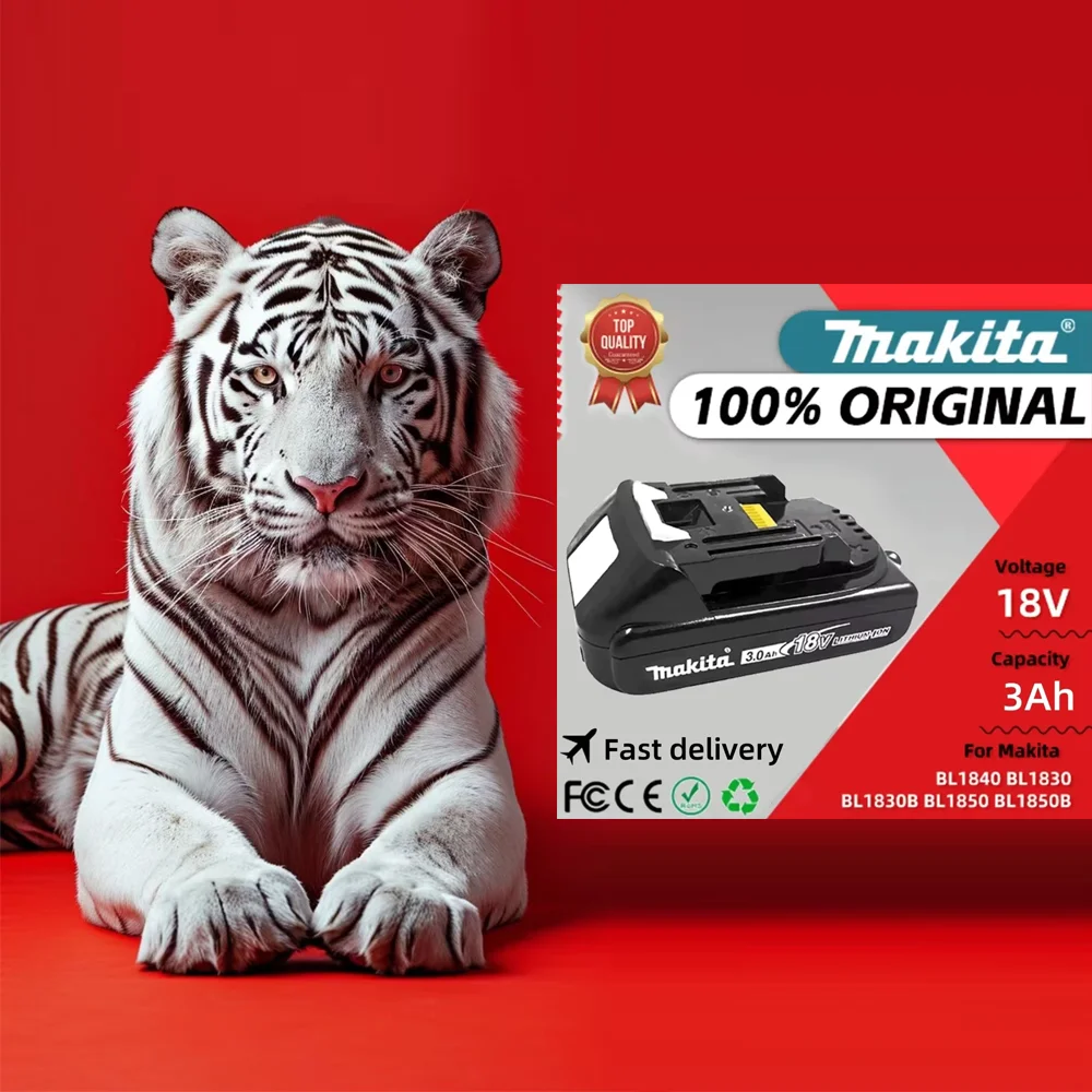 18V  🍀 Premium 🌸 3Ah Lithium Battery For Makita BL1830 BL1850B BL1860 BL1840 Replacement