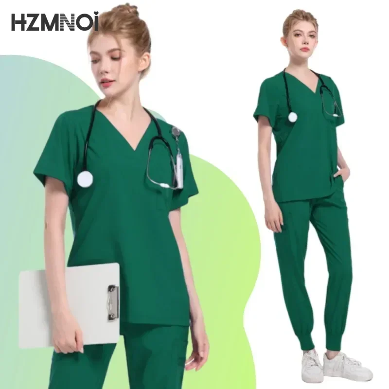 Uniforme multicolore à manches courtes pour femmes, pantalons de jogging Y +, uniforme d'infirmière, vêtements de travail de propormédicale pour médecins et animaux de compagnie, ensembles de générateurs