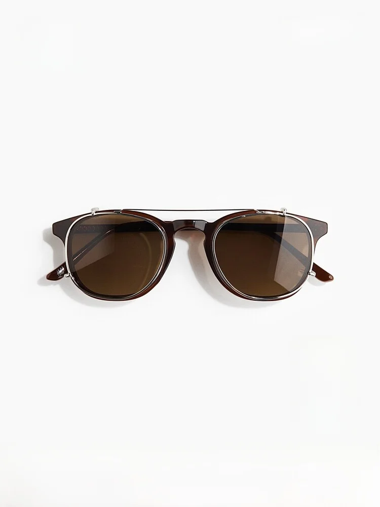 

H&M Men's Polarized Sunglasses 2-in- Summer New Style 1345707 Fashionable Accessories for Men Quality Material