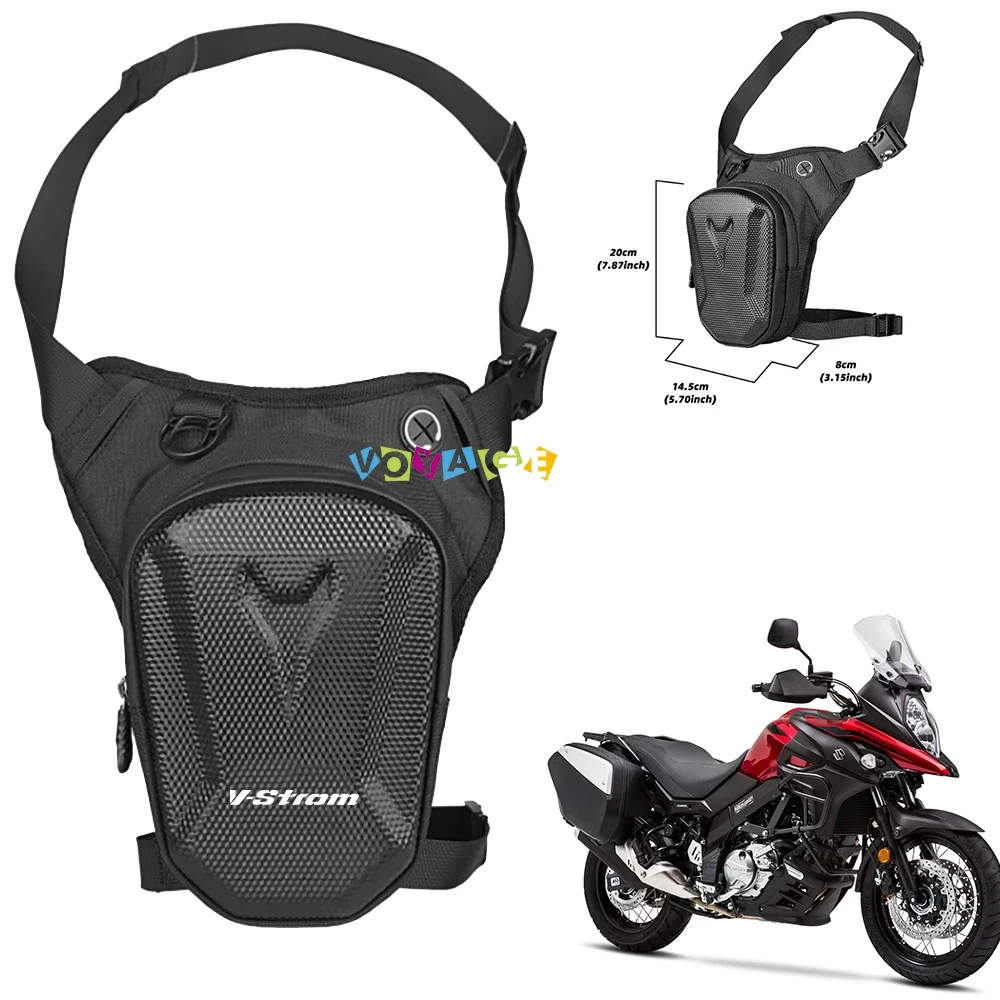 

Логотип для SUZUKI V-STROM 800 DE 1050 DE VSTROM 800DE V STROM Сумка на бедро Водонепроницаемая сумка для ног Боковая сумка Аксессуары для мотоциклов