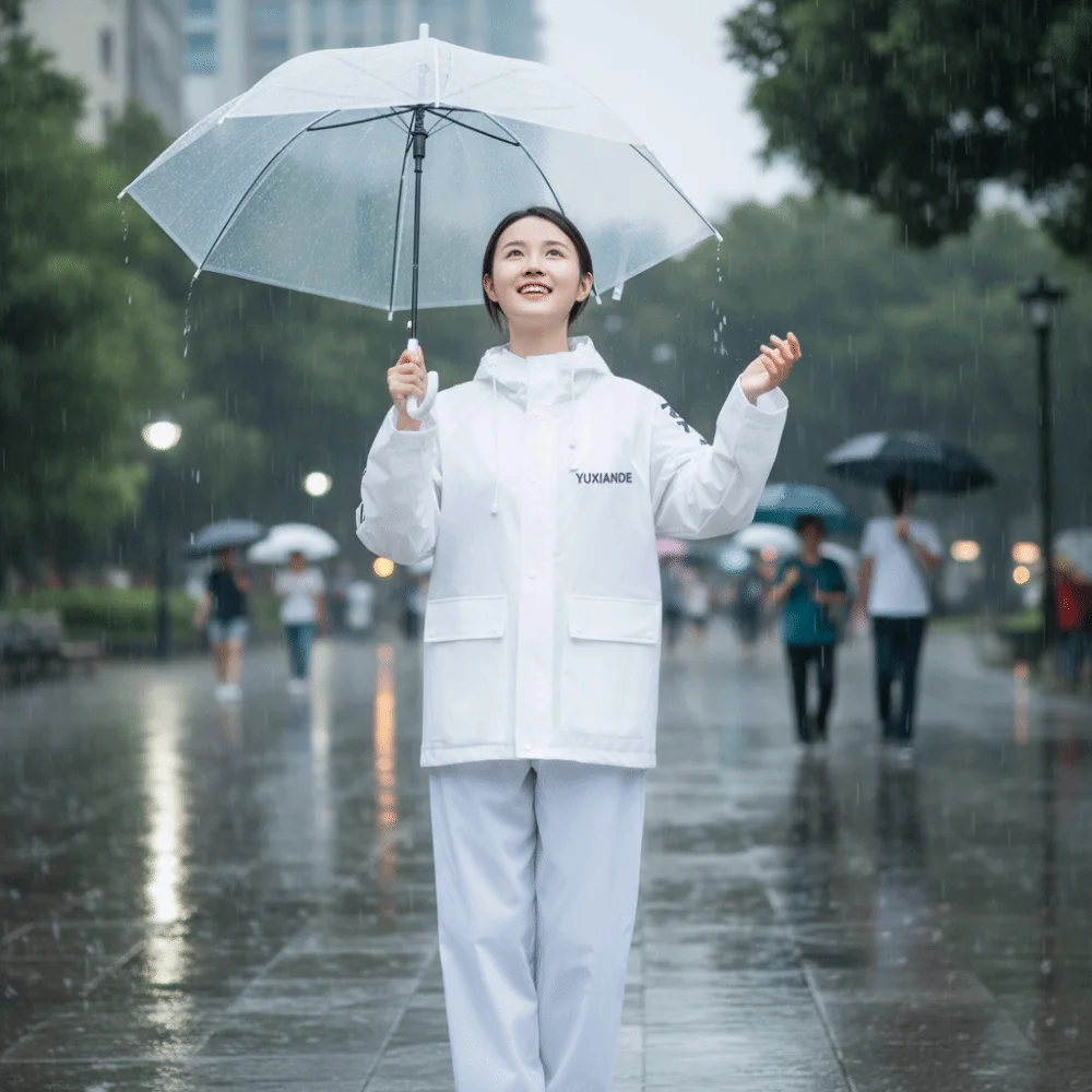 

Waterproof Split Raincoat Heavy Rain Protection PVC Motorcycle Raincoat Set Thickened Portable Motorcycle Raincoat