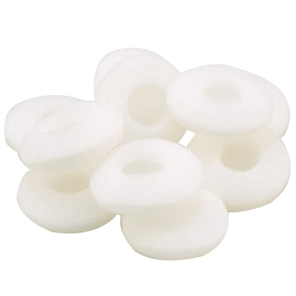 Paquete de 10 almohadillas de espuma para auriculares, almohadillas de esponja de repuesto para auriculares iPod, iPhone, Itouch, Ipad