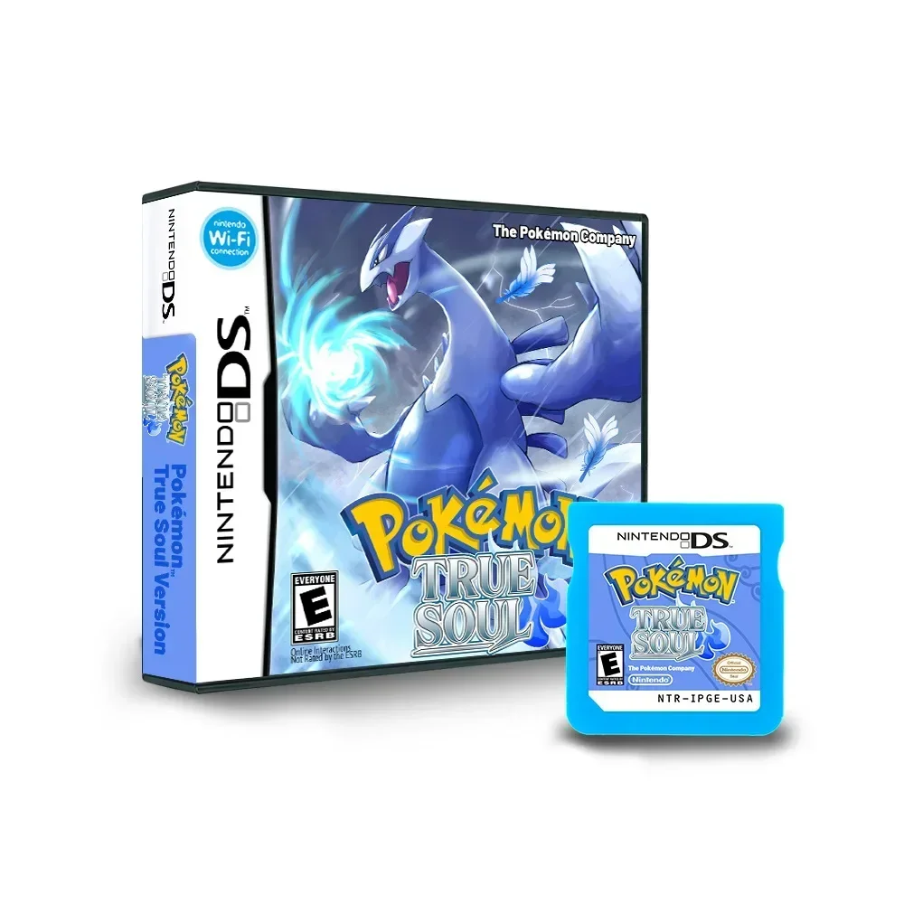 2024 scheda di gioco NDS nuova versione del gioco originale nero 2 eccellente argento Pokemon R4 versione usa inglese 3DS DS