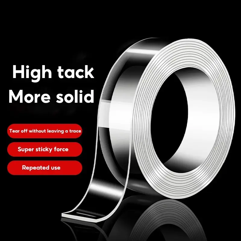 Nano-double-sided Tape, High Viscosity, Strong Fixed Wall, Car-use, Traceless, Waterproof, Anti-slip, Strong Adhesive Tape