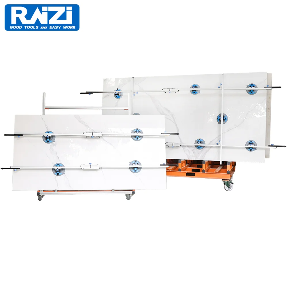 

Raizi 3,6 м широкоформатная система переноски плитки с поперечной планкой для фарфоровой керамической плитки, подъемные инструменты