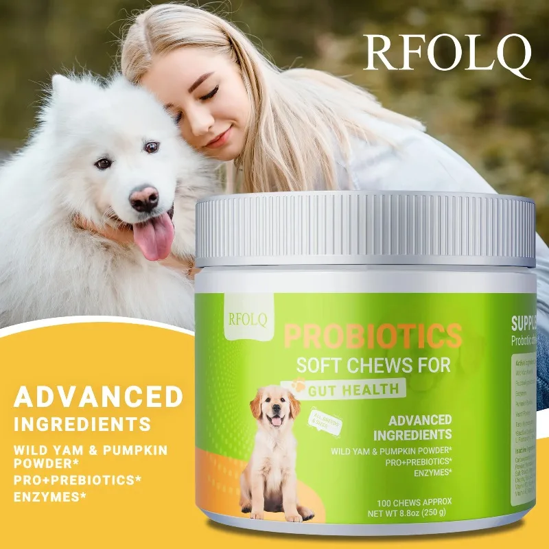 

Probiotics for Dogs - Increasing Appetite, Improves Digestion, Supports Gut Health, Reduce Itchy Skin, Improves Stool Quality