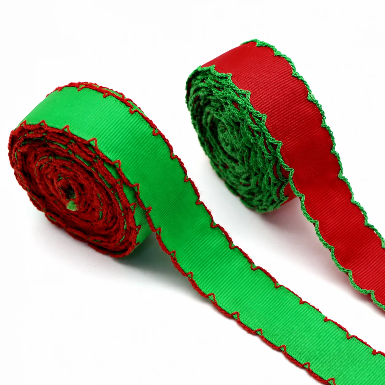 Bow Making Ribbon Contrast Stitched Hair Accessory Ribbon Stitched Edge Ribbon Festive For Headbands Handmade Bows Hair Clips