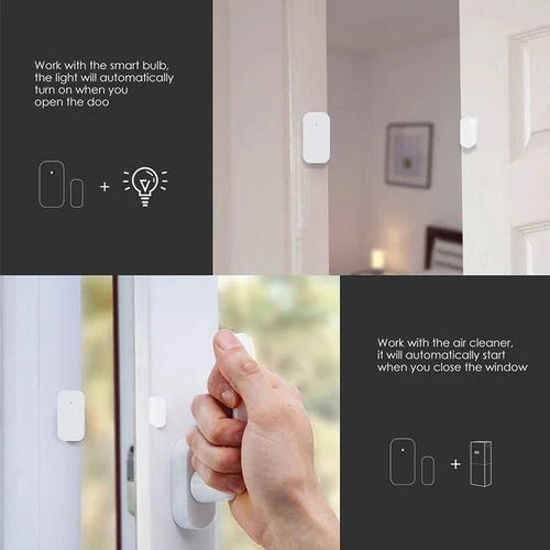 Imagen 2 del producto Versión Global Original Aqara Sensor de ventana de puerta conexión inalámbrica Zigbee para sensor de puerta Xiaomi funciona con la aplicación Mi Home Homekit