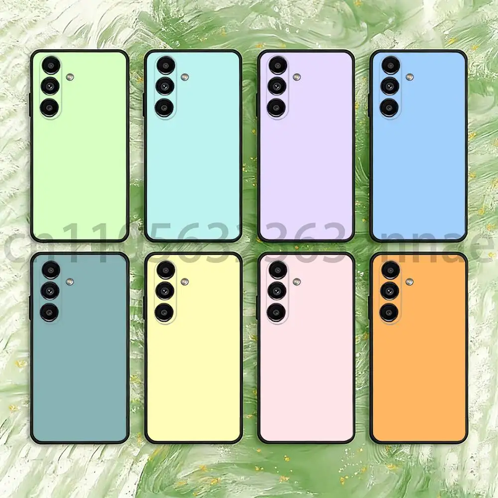 Soft Matte Candy Transparent Phone Case For Samsung Galaxy S21 22 23 24 S25 Ultra PlusS20 FE S10 Plus  Cover Funda