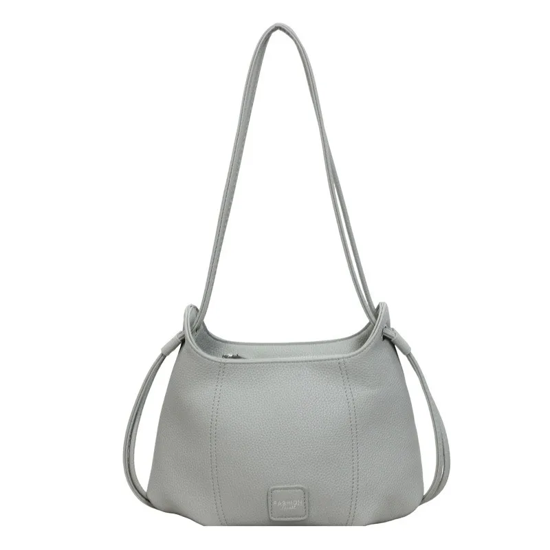 Women's PU Leather Crossbody Bucket Bag - usage example