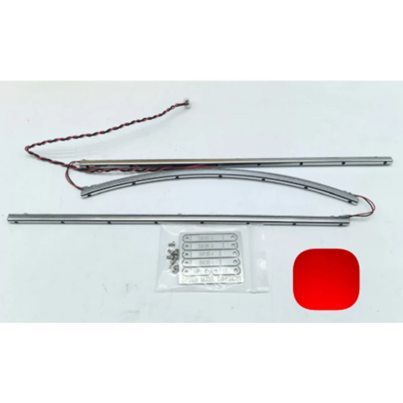 CNC-Lichtständer aus Aluminiumlegierung, Heckflügel-Licht für 1/14 Tamiya RC Truck für Benz 56335 56348 DIY Auto-Upgrade-Teile – Detail 5