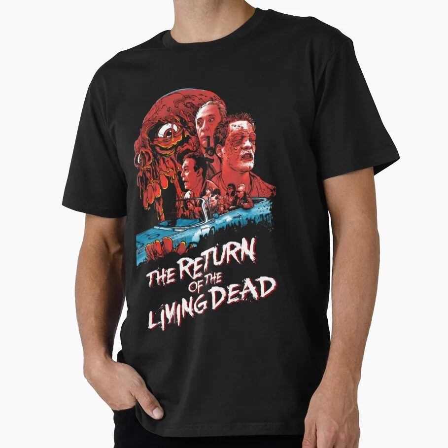 

Vintage horror monster Ghost movie Scary haloween Gift t shirt Return of the living dead Retro Graphic clothes 1225 All size top
