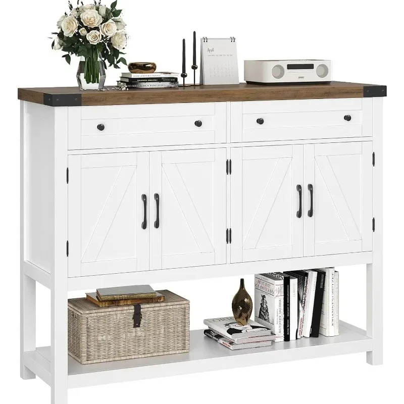 Buffet Sideboard Cabinet with Storage, 47.2