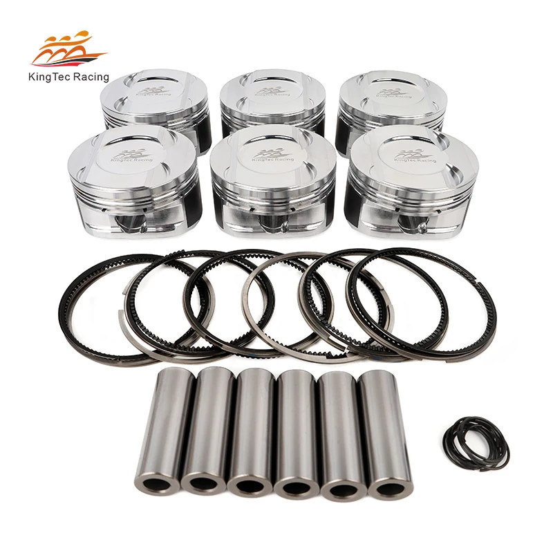 

Кованые алюминиевые поршни KTC Racing 4032 для EA839 Audi A6 C8, A7 C8, A8 D5, Q7, Q8, S4 B9, детали для тюнинга с кольцами и пальцами