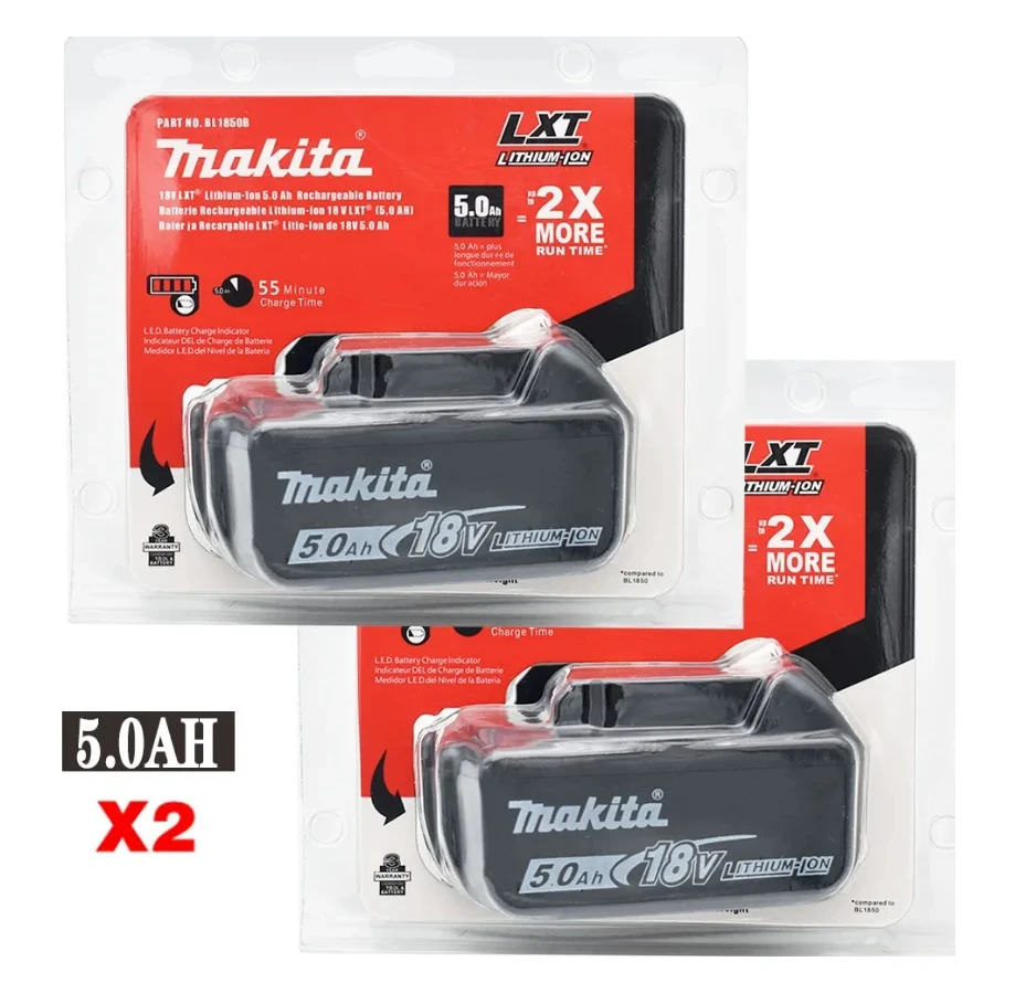 

2025 100% original Makita 18V battery 6AH/5AH/3AH BL1830B BL1850B BL1840BL1860BL1815 Replace lithium battery.