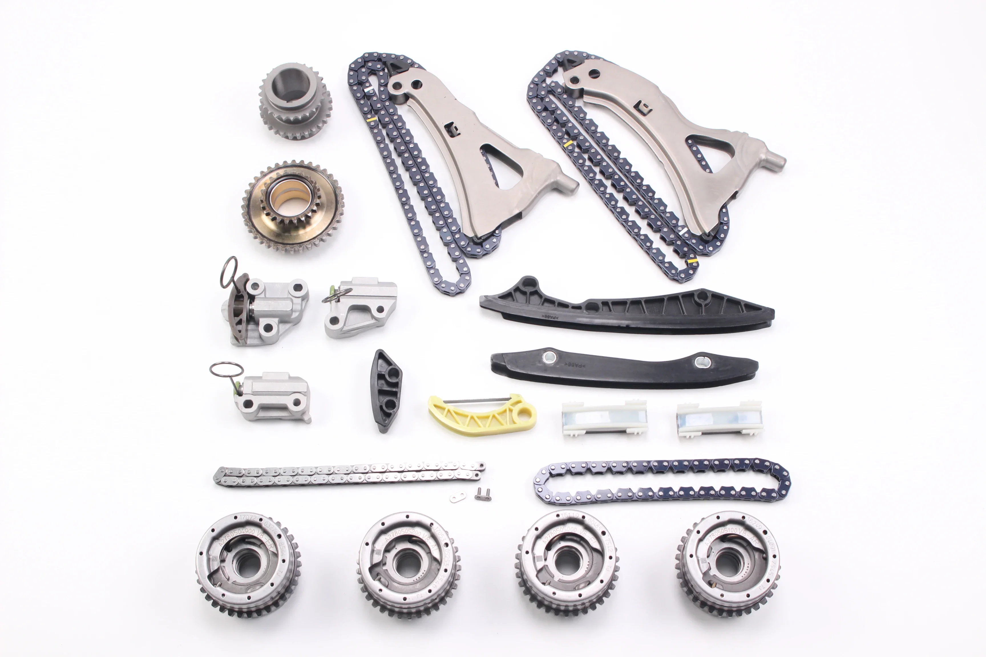 Engine Timing Chain Kit for 12-19 B enz Mercedes CLS500 E500 GL500 GLE500 GLS500 ML500 S500 CL500 SL500 4.7L V8 M278