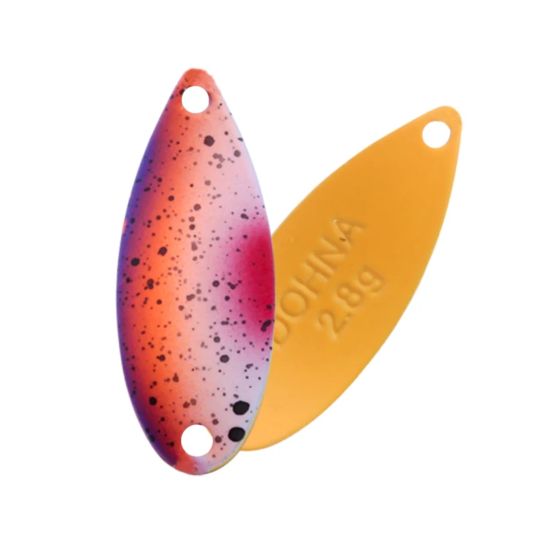 1Pc Peche Leurre Pesca Dohna Löffel 2,8g 30mm Bunte Löffel Köder Kupfer Stream Metall Angeln Locken für Forelle Döbel Barsch Lachs – Detail 18