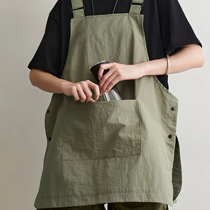 2026 new Waterproof Outdoor Barber, Coffee Shop, Catering Workwear Apron, Unisex Household Kitchen Workwear view 2