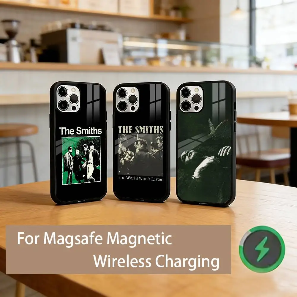 Band The S-Smiths Phone Case For iPhone17,16,15,14,13,12,11 Plus,Pro Magnetic For Magsafe Wireless Charging