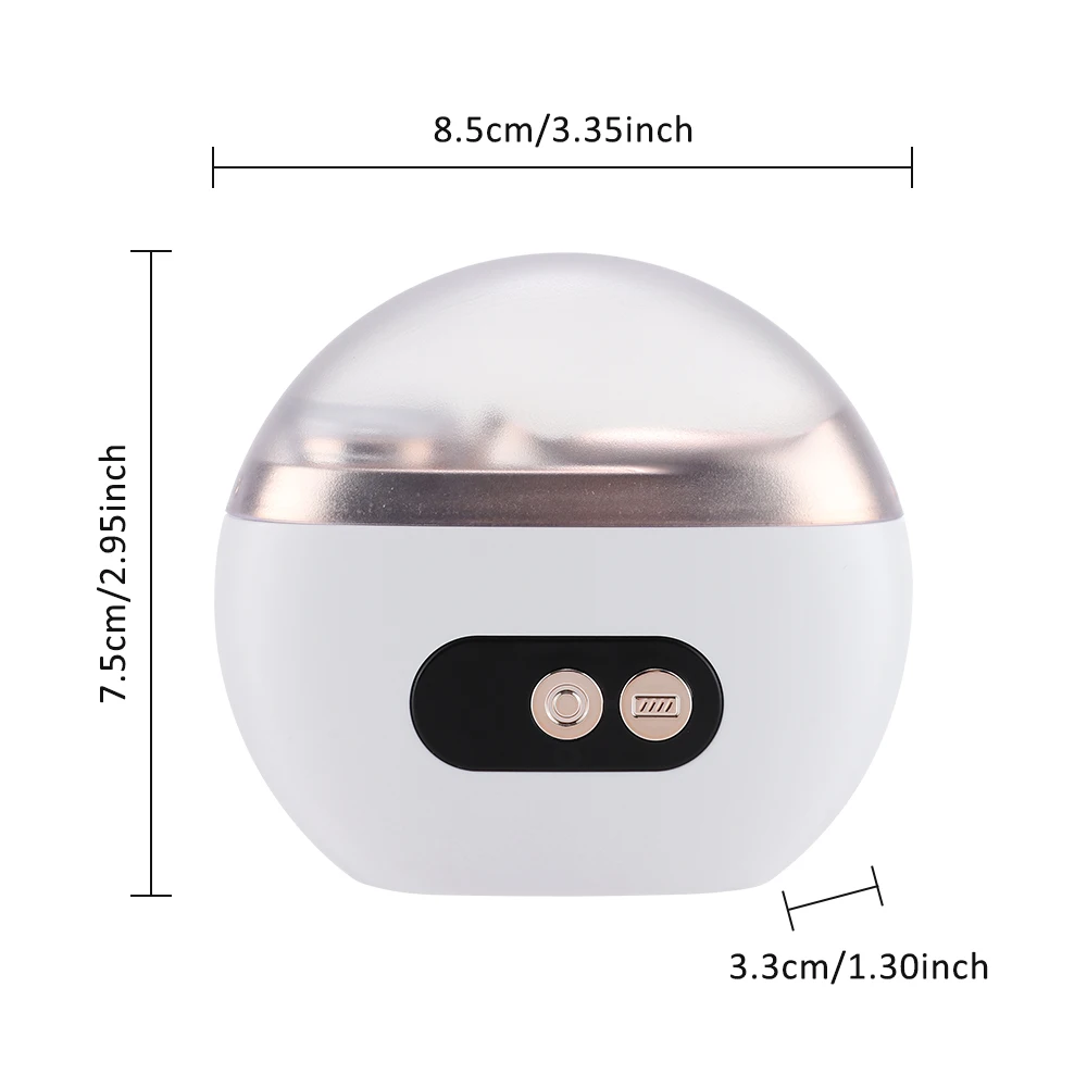 Electric Nail Clipper with LCD Display 3 Speed Rechargeable Nail Grinder Cordless USB-C Nail Trimmer Nail Dust Collector