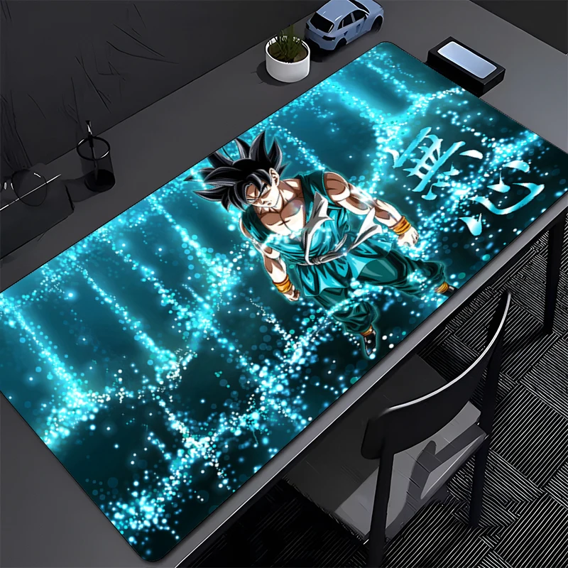Mousepad Dragon Ball เกมคอมพิวเตอร์ Mouse Pad อุปกรณ์เสริมสําหรับเล่นเกมขนาดใหญ่ลื่นการพิมพ์ Deskmat แป้นพิมพ์ Pad PC พรม Mousepad