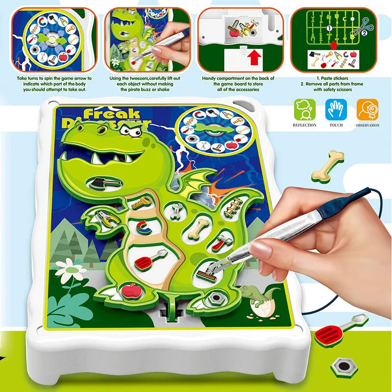 Divertido juego de entrenamiento táctil de Doctor, interacción entre padres e hijos, equilibrio, coordinación, concentración, artefacto de entrenamiento, rompecabezas, juego de mesa