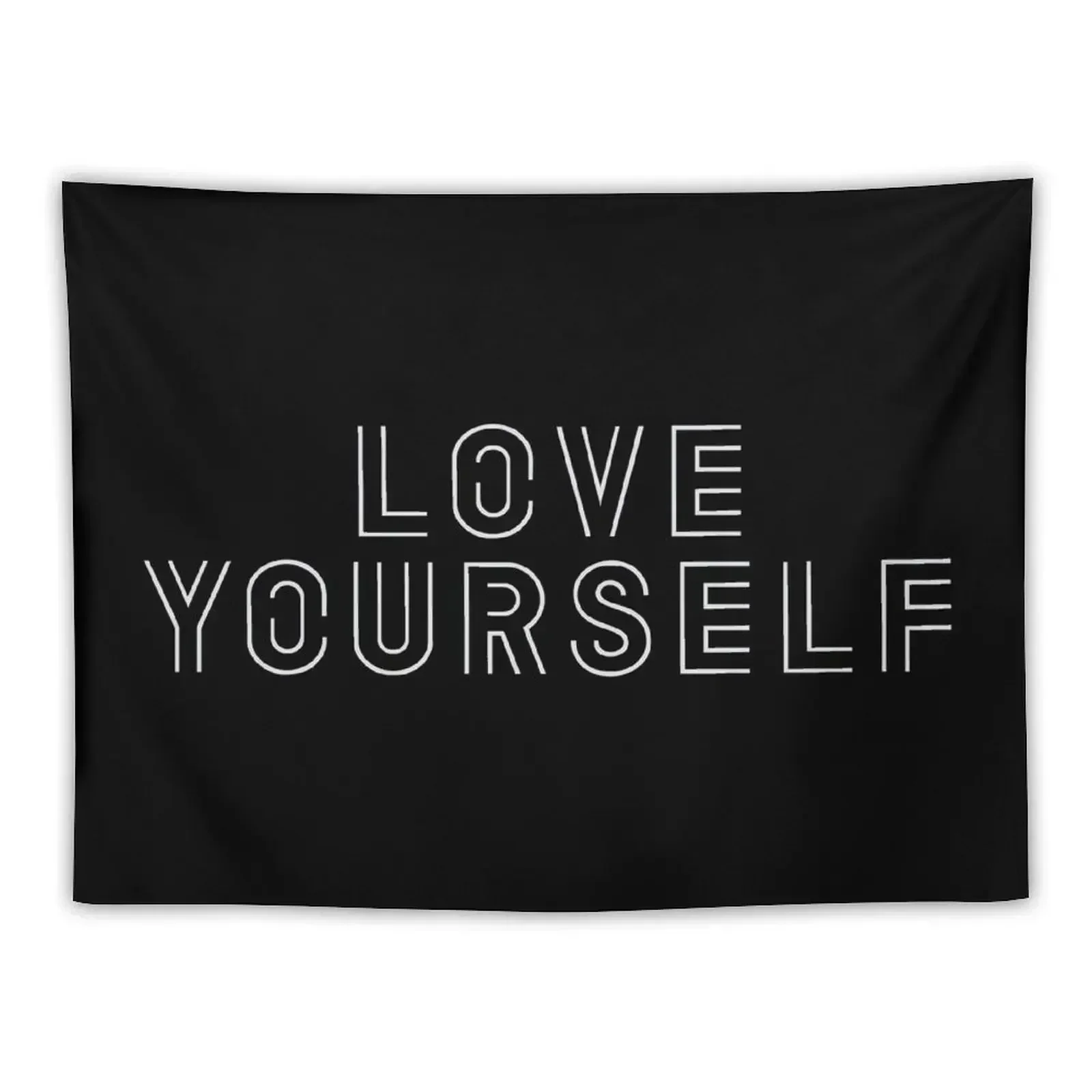 

LOVE YOUR SELF Tapestry Wall Hangings Decoration Room Decorations Aesthetic Aesthetic Room Decor Wall Decoration Items Tapestry