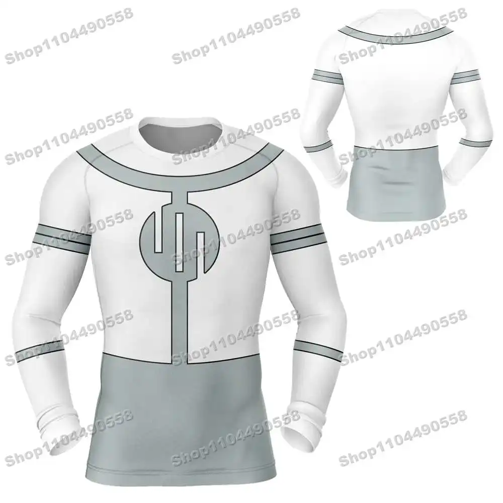 10th recém dos desenhos animados rash guards surf camisa calças de praia banho mergulho ginásio mangas compridas mma bjj masculino jiu jitsu conjuntos fitness