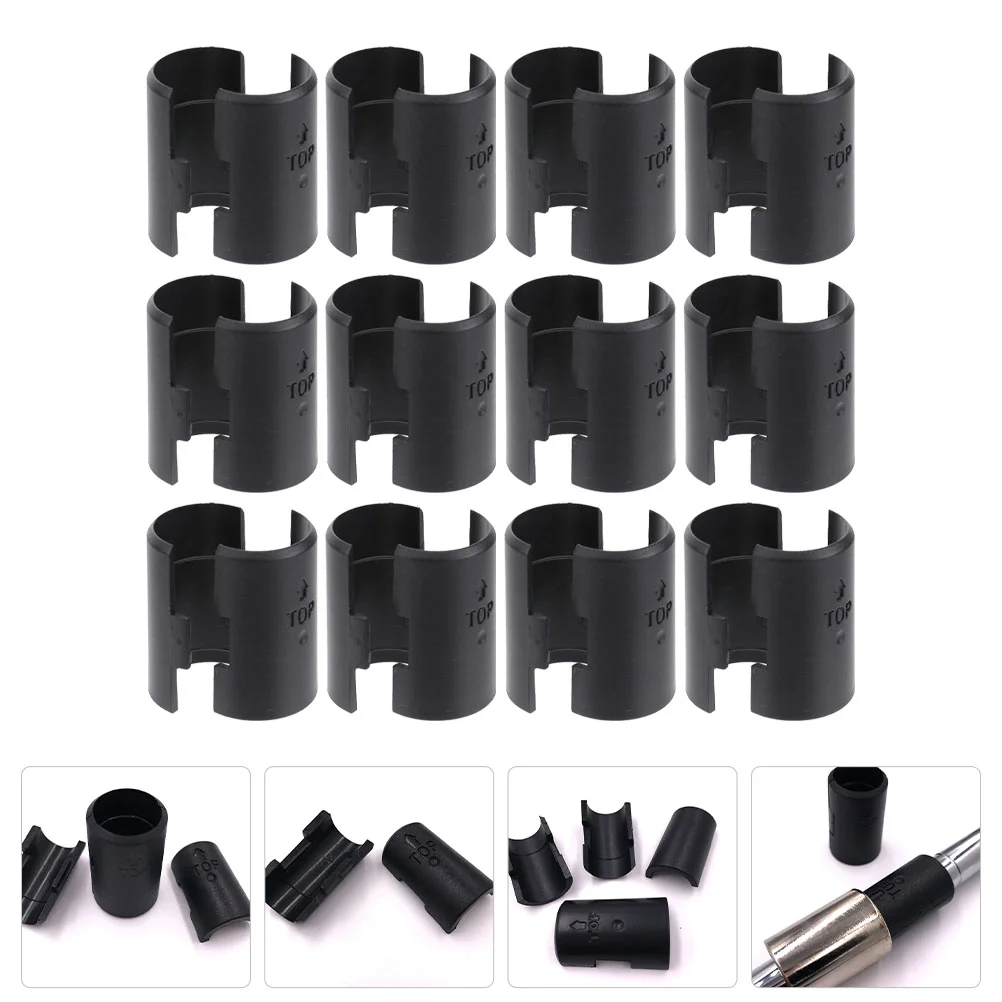 

30 Pairs Retaining Clip Wire Shelving Clamp Fixing Shelf Plastic Lock Clips Sleeves Fasteners Replaceable for Bracket