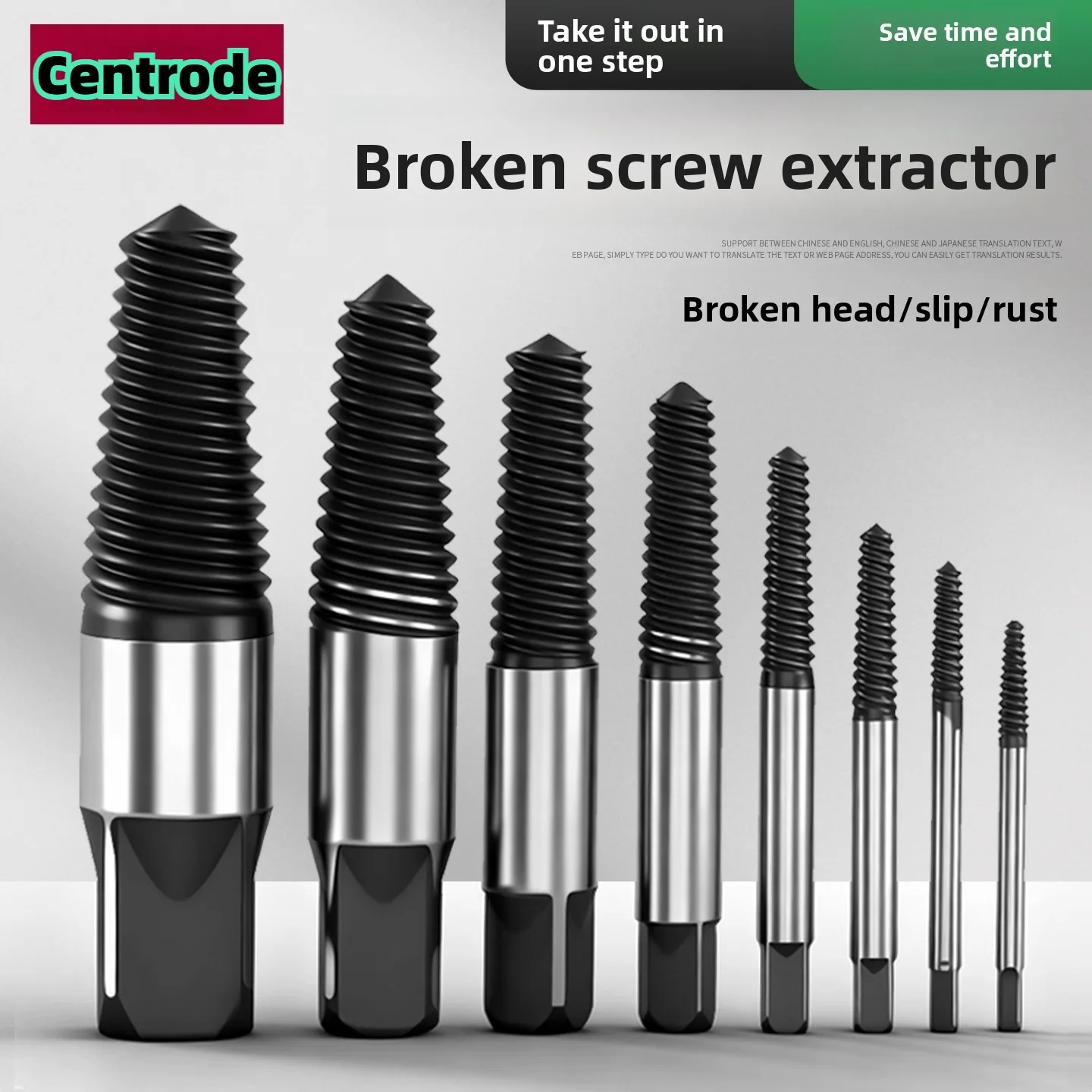 Faucet thread extractor screw breakage water pipe thread extractor internal thread sliding thread repairing tap