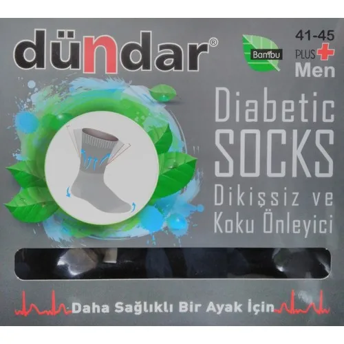 Six-party Black Diabetic Socks High Quality Men Socks