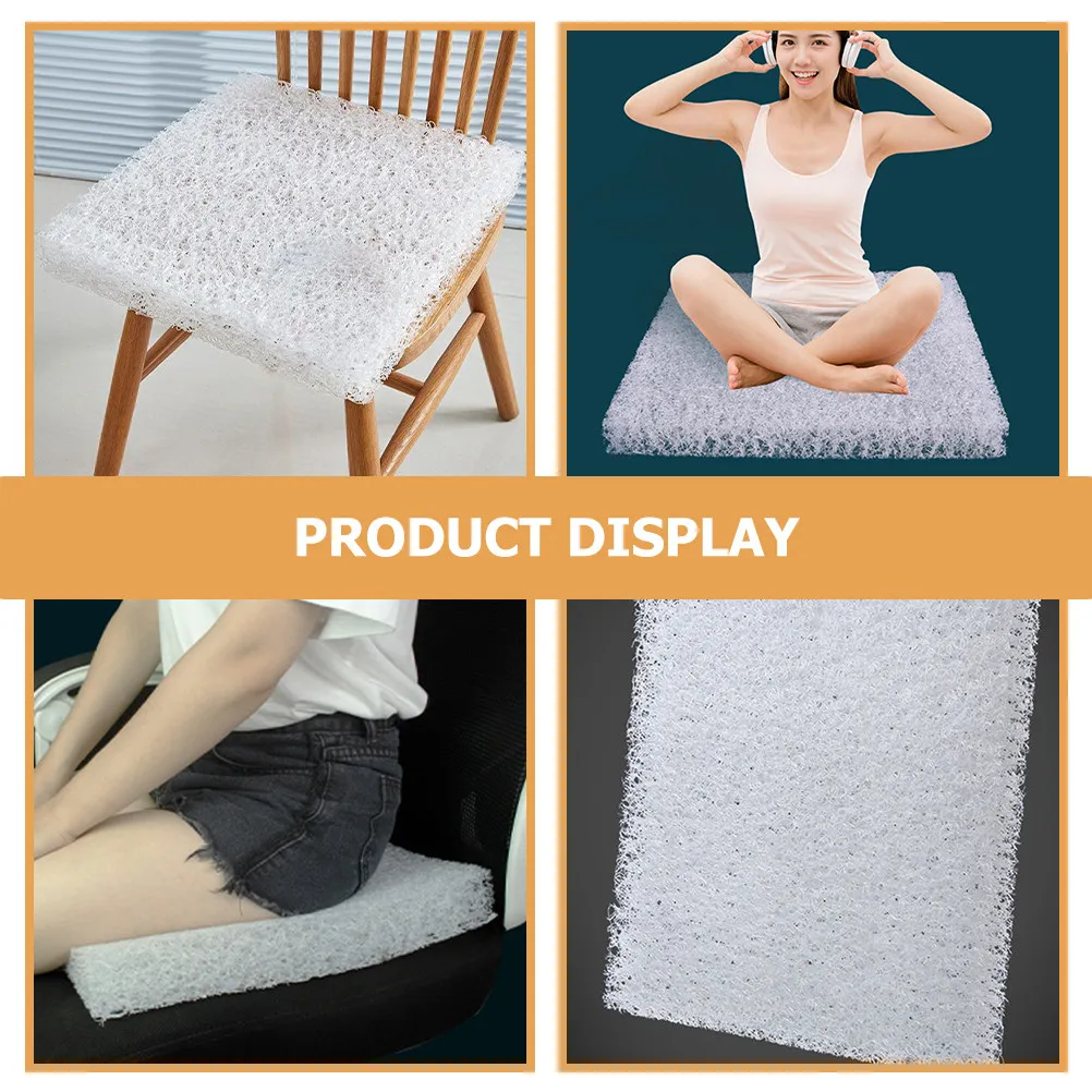 Breathable Honeycomb Seat Cushion for Indoor Outdoor Use Summer Comfortable Fiber Chair Cushion Non Slip Kitchen Dining Garden