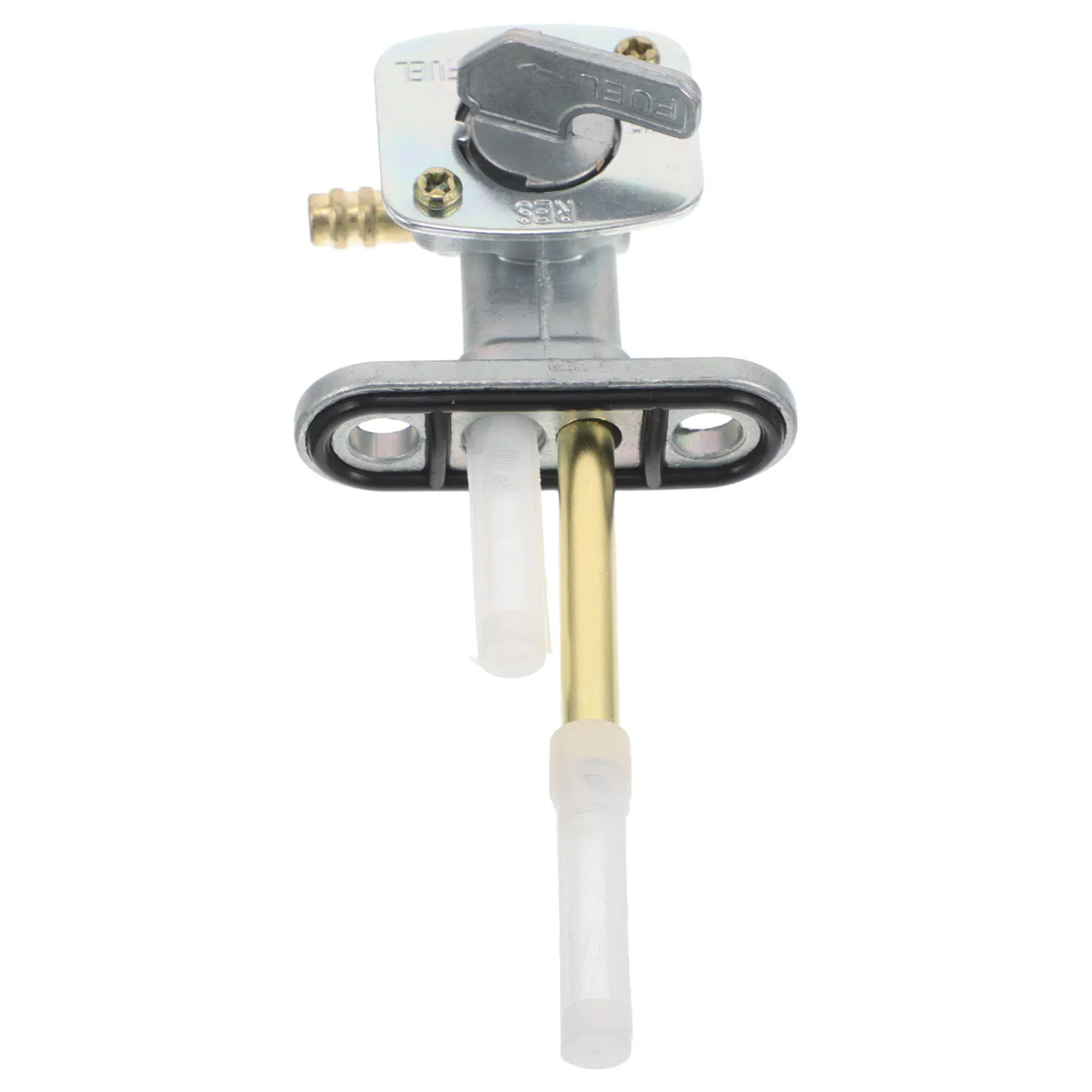 Oil Tank Switch Valve High-Performance Petcock Silver Leak-Proof For Motorcycle Generator Predator Engine Stable Gas Flow