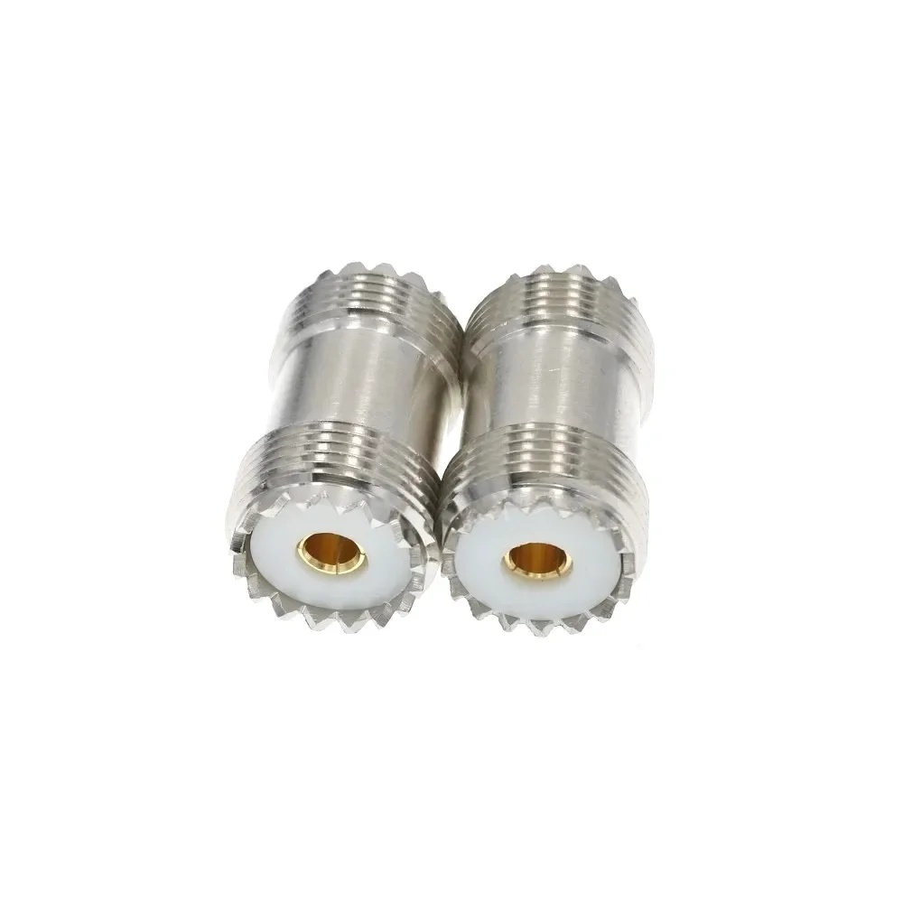 

50pcs PL-259 UHF Female To UHF Female Coax Cable Adapter S0-239 UHF Double Female Connector Plug