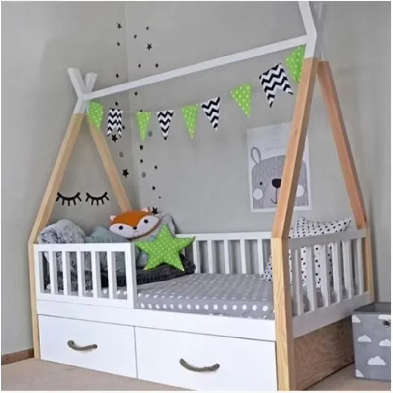 

AILICHEN Hot selling solid wood children's tree house bed multifunctional children bed