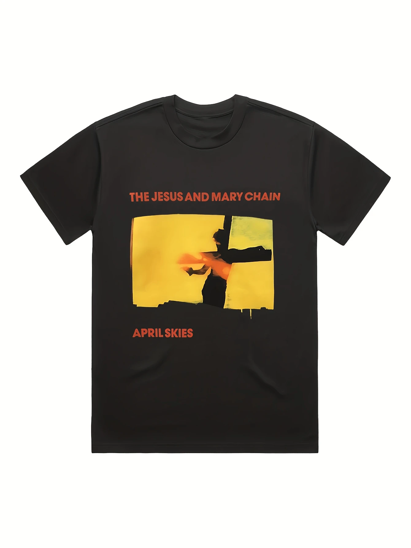 Unisex The Jesus and Mary Chain Graphic T-Shirt – Casual Crew-Neck Short-Sleeve Tee Breathable and Comfortable for All Seasons