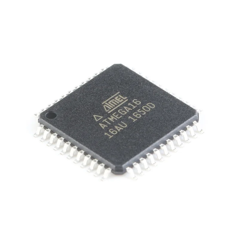 ATMEGA16 10Pcs Atmega16 Microcontroller ATMEGA16-16AU TQFP-44 8-bit Microcontrollers - MCU 16kB Flash 0.5kB EEPROM 32 I/O Pins